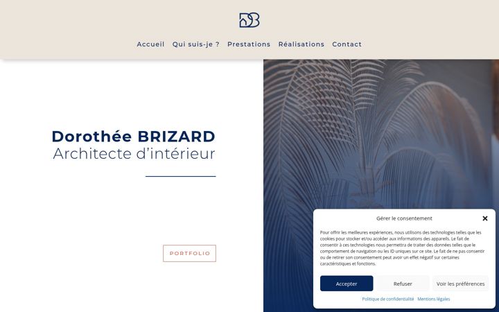 Screenshot of dorothee-brizard.fr