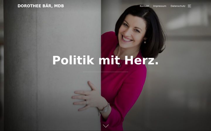 Screenshot of dorotheebaer.de