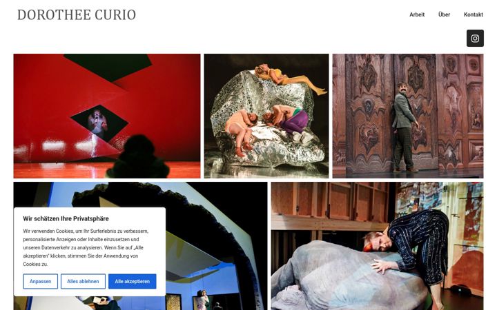 Screenshot of dorotheecurio.de