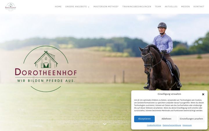 Screenshot of dorotheenhof-stankus.de