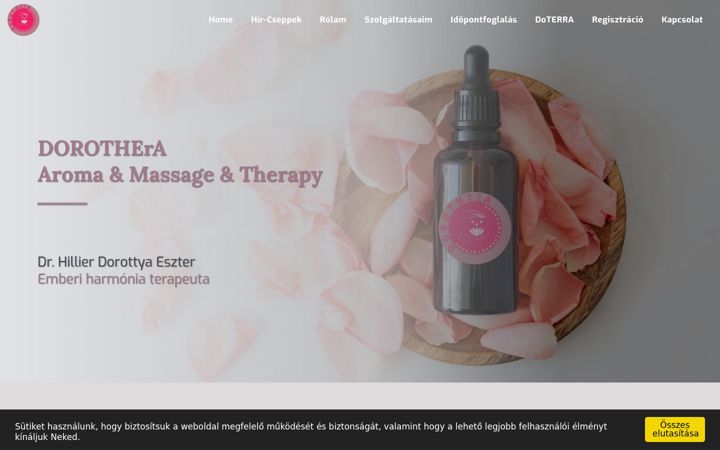 Screenshot of dorothera.hu