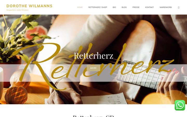 Screenshot von dorothewilmanns.de