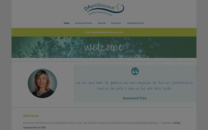 Екранна снимка на dorothyarmstrong.net