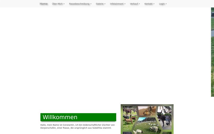 Screenshot von dorperzuchtsas.de