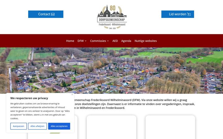 Screenshot of dorpsgemeenschap-fw.nl