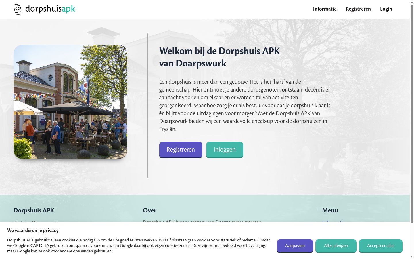 Screenshot tal-banner tal-kunsens muri qabel kwalunkwe interazzjoni