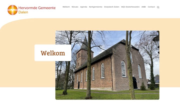 Screenshot of dorpskerkdalen.nl