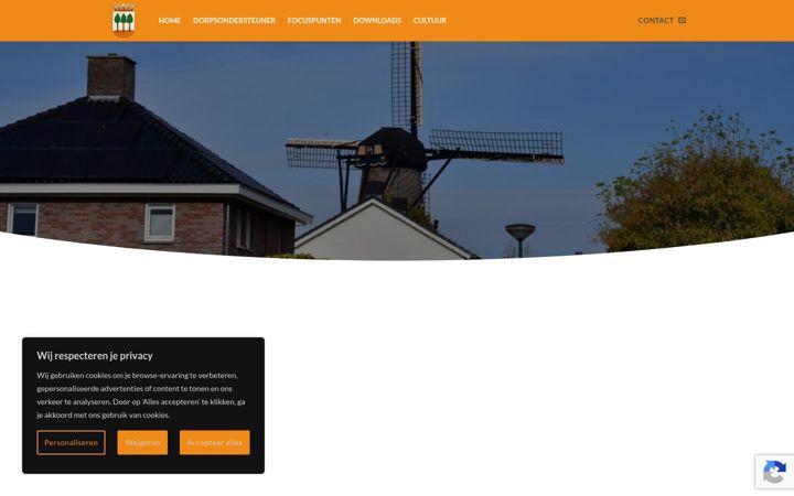 Captura de pantalla de dorpsraad-luyksgestel.nl