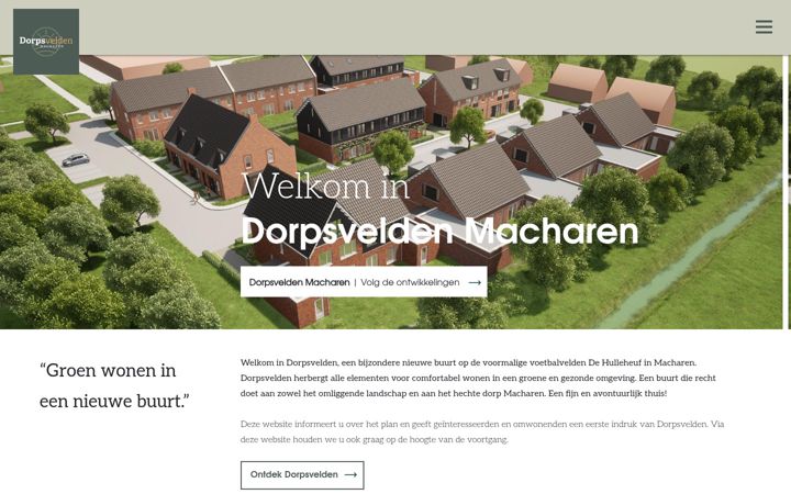 Screenshot of dorpsvelden.nl