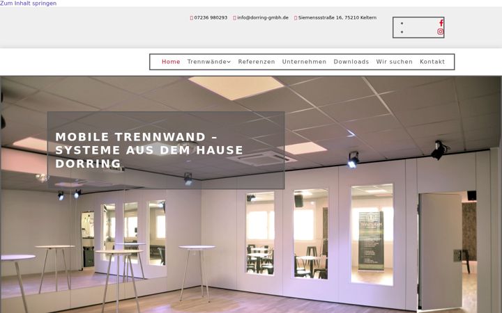 Screenshot of dorring-gmbh.de
