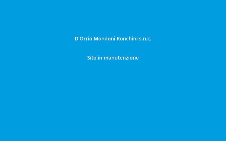 Screenshot di dorriomondonironchini.it