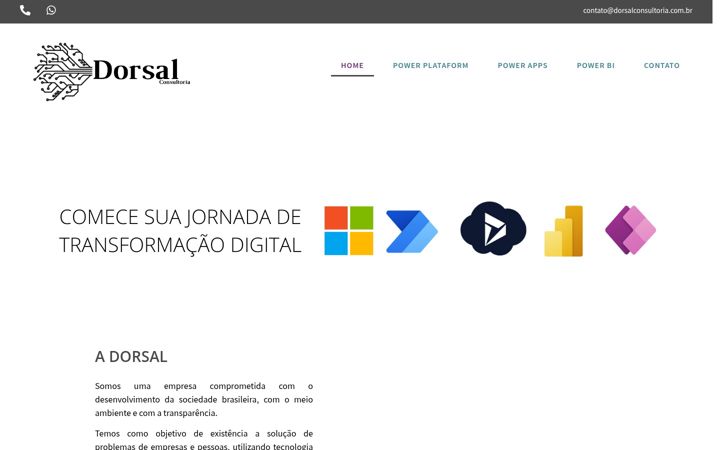 Screenshot of dorsalconsultoria.com.br
