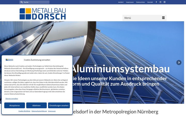 Screenshot of dorsch-metallbau.de