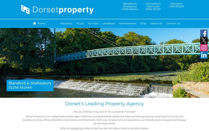 Screenshot of dorsetproperty.co.uk