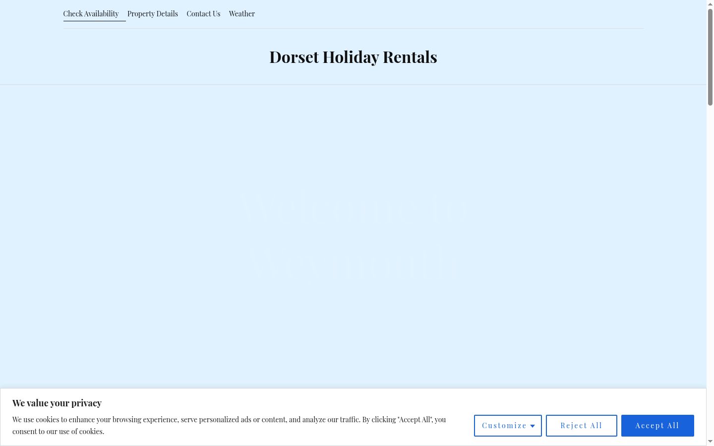 Screenshot του banner συγκατάθεσης που εμφανίστηκε πριν από οποιαδήποτε αλληλεπίδραση
