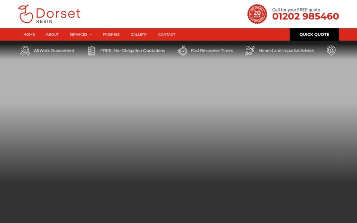 Screenshot ta' dorsetresin.uk