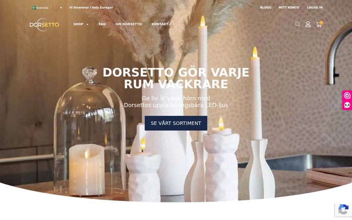 Screenshot of dorsetto.se