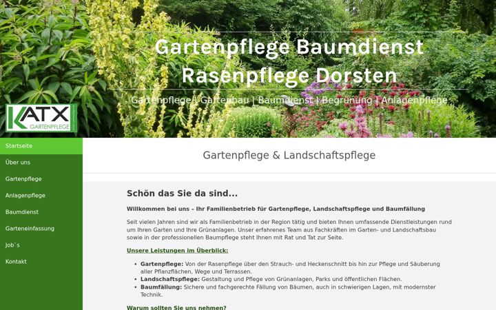 Screenshot of dorsten-gartenpflege.de