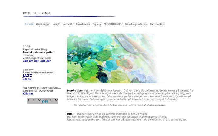 Screenshot of dortekroellbilledkunst.dk