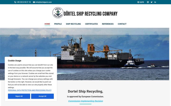 Screenshot of dortelgemi.com