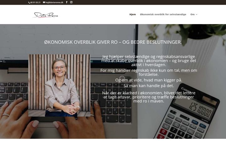 Snímek obrazovky dorteronne.dk