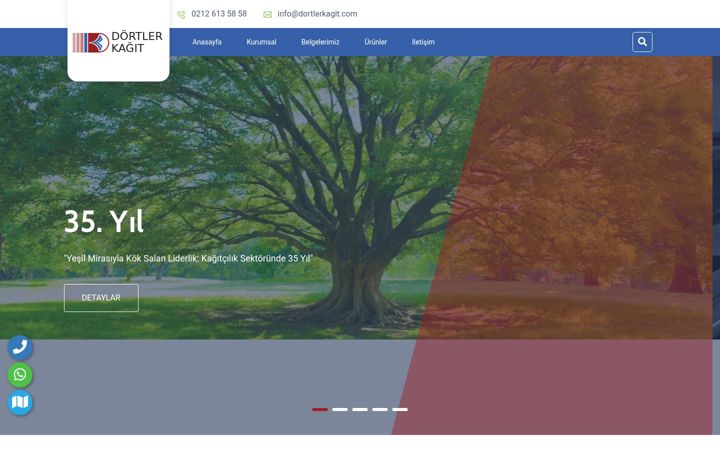 Screenshot of dortlerkagit.com