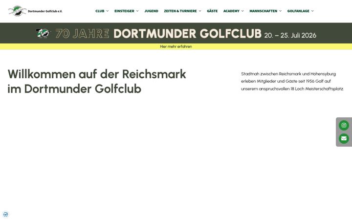Screenshot of dortmunder-golfclub.de