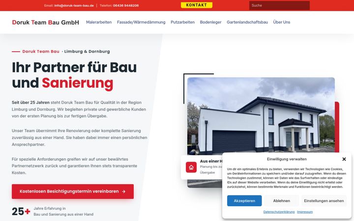 Screenshot di doruk-team-bau.de