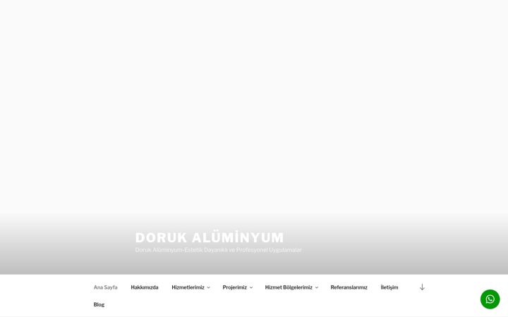 Screenshot of dorukaluminyumcelik.com