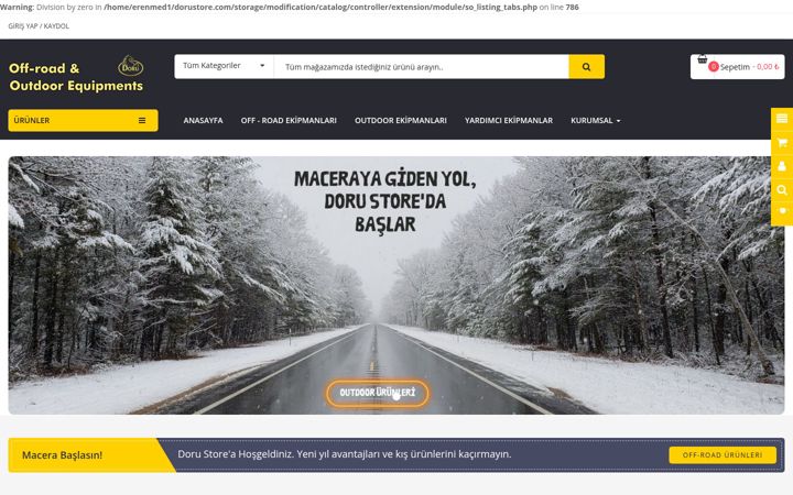 Screenshot of dorustore.com