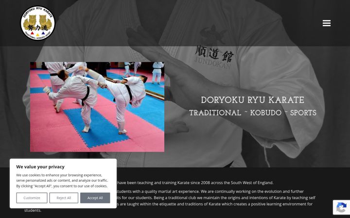 Screenshot of doryokuryu.com
