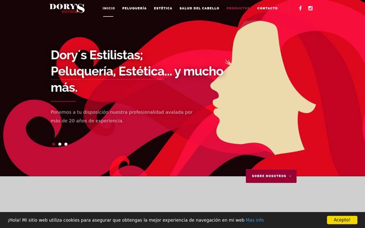 Screenshot of dorys-estilistas.com
