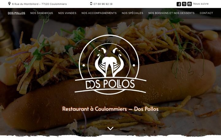 Screenshot of dos-pollos.fr