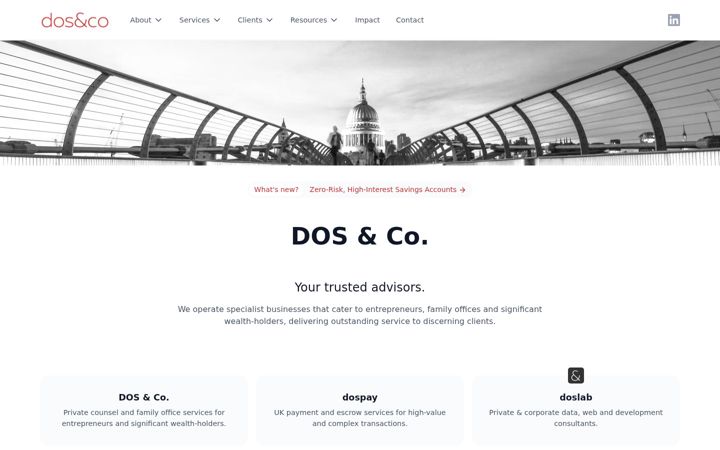 Screenshot of dos.co