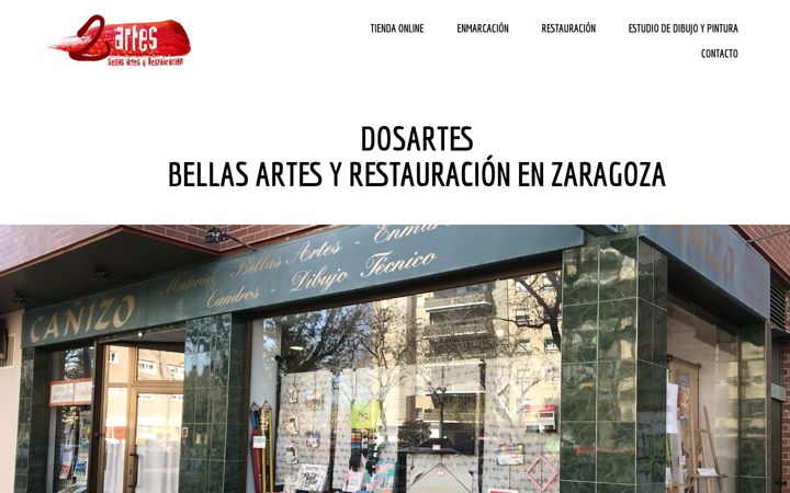 Screenshot of dosartes.com