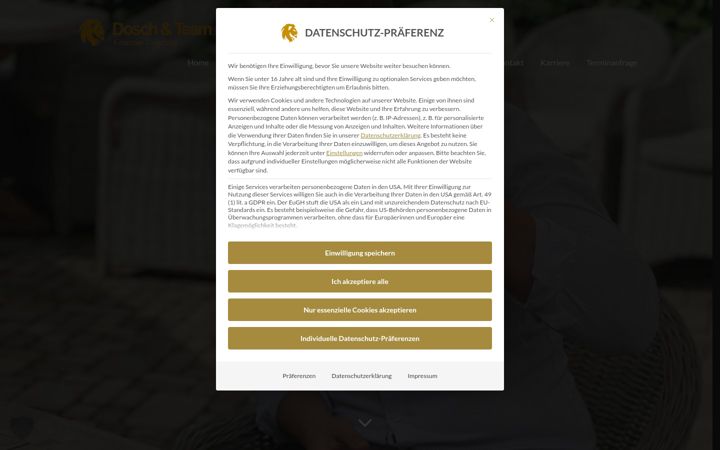 Screenshot di dosch-team-consulting.de