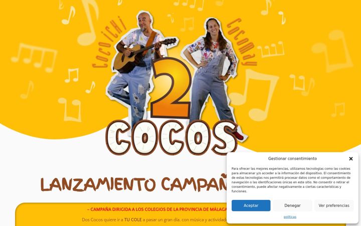 Screenshot of doscocos.es