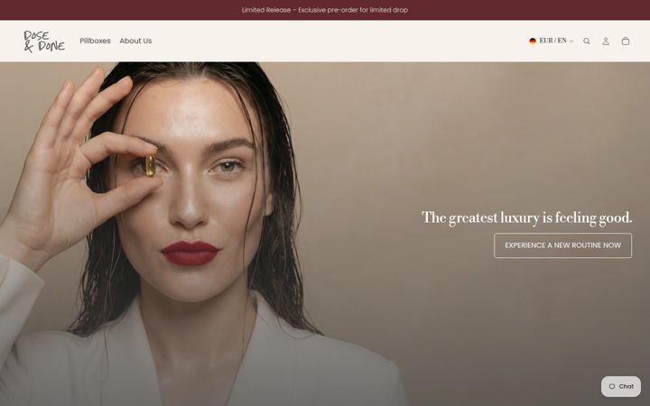 Screenshot of dose-done.com