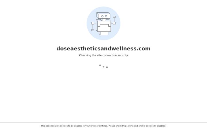 Screenshot of doseaestheticsandwellness.com
