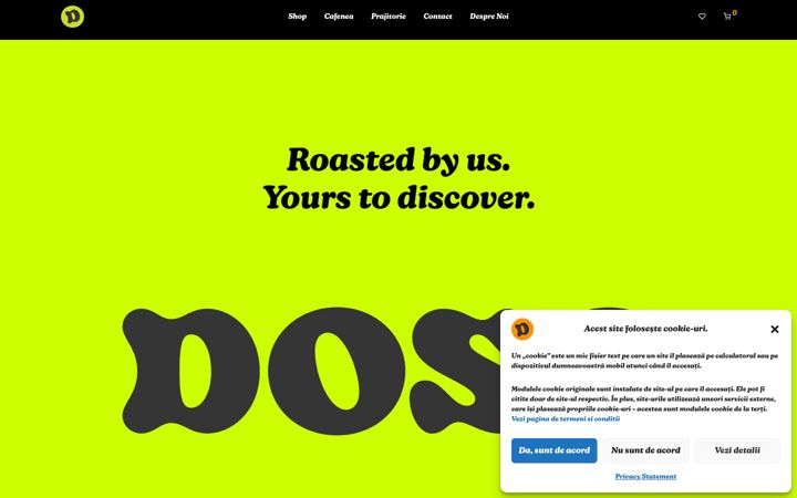 Screenshot of dosecafe.ro
