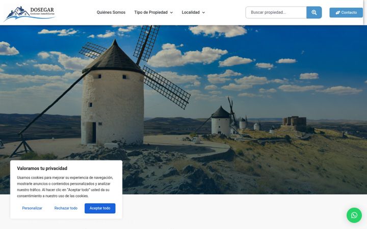 Screenshot of dosegar.es