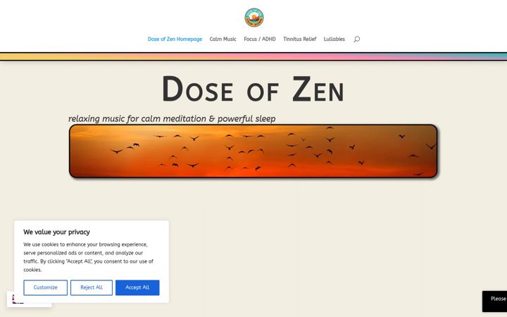 Screenshot του doseofzen.co