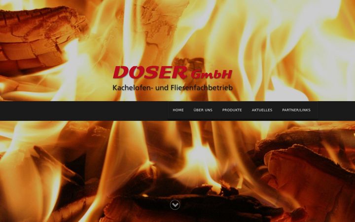 Screenshot of doser-kachelofen.de