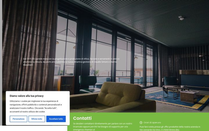 Screenshot of doserramenti.com