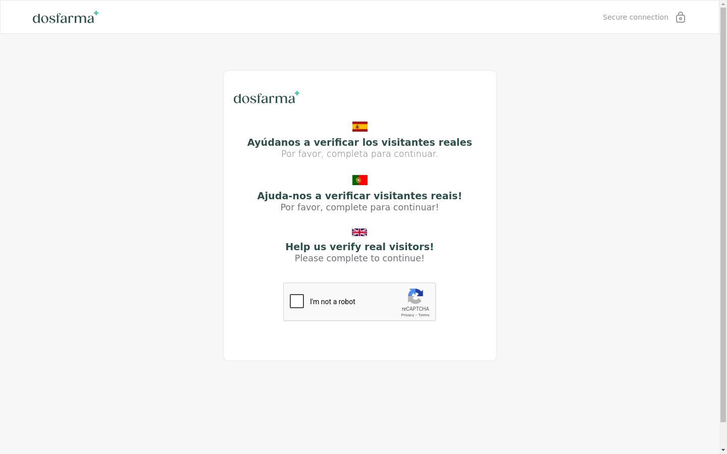 Screenshot of dosfarma.com