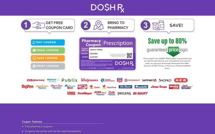 Screenshot of doshrx.com