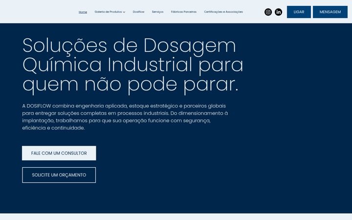Snimka zaslona za dosiflow.com.br