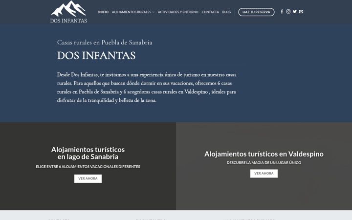 Screenshot of dosinfantas.es
