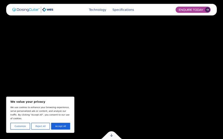 Screenshot of dosingcube.com