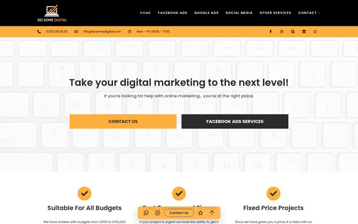 Screenshot of dosomedigital.com